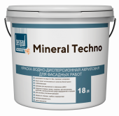 Bergauf Mineral Techno  Краска акриловая для фасадов база А, 18 л 