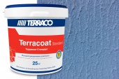 Terracoat Silicone Standard декоративная штукатурка на основе высококачественных силиконовых полимеров с текстурой типа "шагрень" с высокой степенью выраженности, подходит для создания фактур типа: Арт-бетон, Карта-мира, Дождь, Терравертин и т.д.