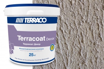 Terracoat Silicone Decor декоративная штукатурка на основе высококачественных силиконовых полимеров с крупной текстурой типа "шагрень", отлично подходит для создания различных фактур типа: Арт-бетон, Карта-мира, Дождь, Терравертин и т.д.